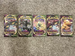 5x Pokemon Sword & Shield Vivid Voltage Booster Packs - Sealed, Unweighed - Image 1