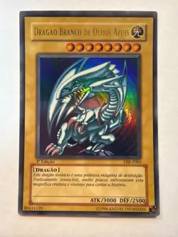 Blue-Eyes White Dragon 1st Edition DIK-P001 Portuguese - Image 1