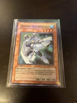Yu-Gi-Oh! TCG Elemental Hero Bubbleman Jaden Yuki YSDJ-EN017 1st Edition... - Image 1