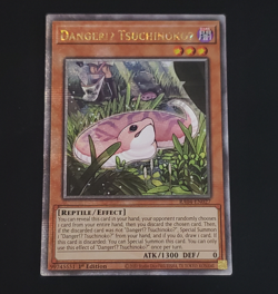 Yugioh TCG Danger!U TsuchinokoU Quarter Century Secret Rare RA04-EN027 NM 1st - Image 3