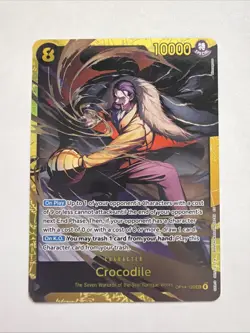 ONE PIECE CCG | Crocodile OP14-120 (SEC) THE AZURE SEA'S SEVEN | ENGLISH - Image 1