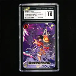 CGC 10 GEM MINT 2025 One Piece JPN Monkey D. Luffy OP09-119 SEC SP Ver. - Image 1