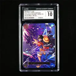 CGC 10 GEM MINT 2025 One Piece JPN Monkey D. Luffy OP09-119 SEC SP Ver. - Image 2