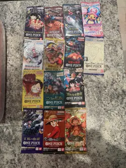 ONE PIECE Japanese Booster Pack Lot (14 Packs) OP01–OP13 + EB01 PRB01 Anime 25th - Image 1
