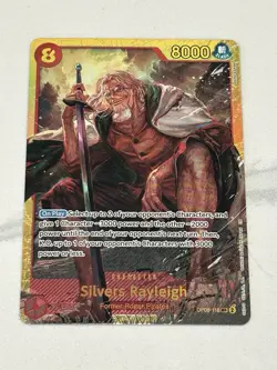 Bandai One Piece Silvers Rayleigh (PRB-02) OP08-118 Two Legends Foil 8000 Power - Image 1