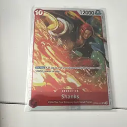 One Piece Shanks OP06-007 Premium Booster Vol. 2 Super Rare Foil 12000 Namco - Image 1