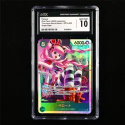 CGC 10 GEM MINT 2025 One Piece JPN Perona OP14-033 SR - Image 1
