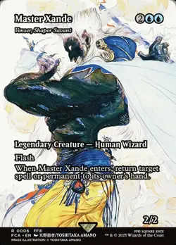 x1 Master Xande - Venser, Shaper Savant - Foil - Showcase R MTG Final Fantasy: T - Image 1