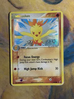 Combusken 16/100 EX Crystal Guardians Reverse Holo Rare Stamped Pokemon HP - Image 2