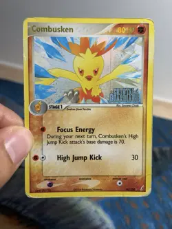 Combusken 16/100 EX Crystal Guardians Reverse Holo Rare Stamped Pokemon HP - Image 3