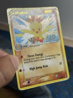 Combusken 16/100 EX Crystal Guardians Reverse Holo Rare Stamped Pokemon HP - Image 4