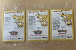 Pokemon - 2000 Movie Promo - x3 Legendary Birds Full Set Promos WOTC - Sealed NM - Image 1