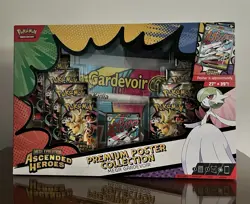 Pokemon TCG Ascended Heroes Premium Poster Collection Mega Gardevoir New - Image 1