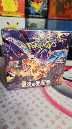 Sealed Japanese Pokemon Ruler of the Black Flame SV3 Booster Box - Image 1