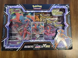 Pokemon TCG: Deoxys VMAX & VSTAR Battle Box (4 SWSH Packs) New Factory Sealed - Image 1