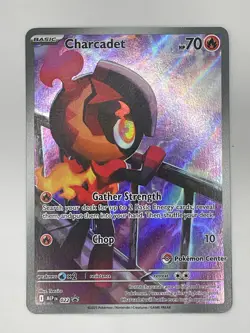 Charcadet 022 BSP Pokemon Center Phantasmal Flames ETB Stamped Promo NM - Image 1