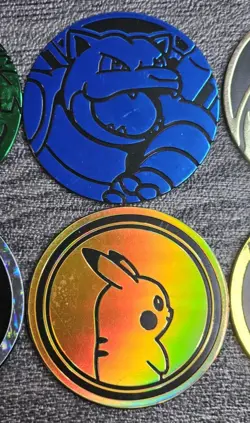 6x Pokemon Jumbo Flip Coins Bundle - Celebrations, Pikachu, Venusaur, Blastoise - Image 3