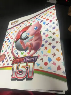 Pokemon TCG: Scarlet And Violet-151 Binder Collection Mew Binder Only - Image 4