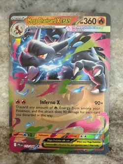 Pokemon TCG Mega Charizard X ex 013/094 Phantasmal Flames - NM - Image 1