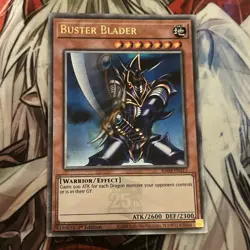 YUGIOH BUSTER BLADER RA04-EN115 QUARTER CENTURY RARE NM - Image 1