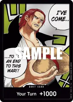 One Piece DON!! Card (OP-02 Exclusive) (/258) OP02 Paramount War NM FOIL - Image 1