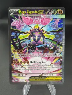 Mega Zygarde EX Perfect Order SIR 120/088 Pokemon Card TCG Near Mint - Image 1