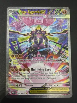 Mega Zygarde EX Perfect Order SIR 120/088 Pokemon Card TCG Near Mint - Image 3