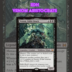 EDH - Venom Aristrocrats, MTG Commander Deck, Marvel, Bracket 2 - Image 1