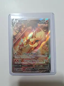 Flareon V SWSH179 Sword & Shield Alt Art Promo Card Holo NM - Image 1