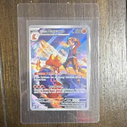 Pokemon TCG Ethan's Magcargo Holo ASK Stage 1 Card 222/217 130 HP 70x Attack - Image 1