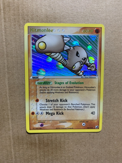 Hitmonlee 25/115 EX Unseen Forces Stamped - Reverse Holo Pokemon Card - LP - Image 1