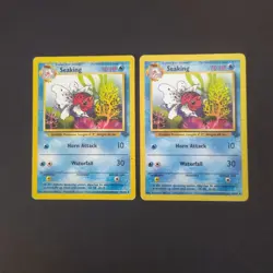 Pokemon Card WOTC 1999: Seaking 46/64 x2 - Jungle Set - Image 1