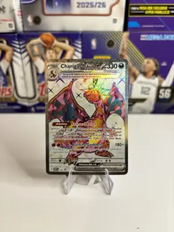 Pokemon TCG Charizard EX Black Star SVP056 Obsidian Flames Holo Promo Card - Image 1