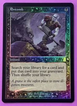 MTG "Entomb" Odyssey Foil Magic The Gathering NM MINT! - Image 1