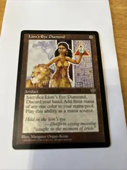 Lion’s Eye Diamond Mirage RESERVED LIST Lightly Played / Near Mint LP MTG Magic - Image 1