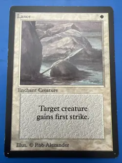 Vintage~Magic the Gathering:Intl. Collector's Edition🌟Lance🌟1993 - Image 1