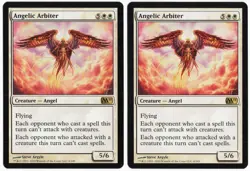 Angelic Arbiter x2 2x M11 Core Set 2011 White Rare Creature MTG NM AZ1 - Image 1