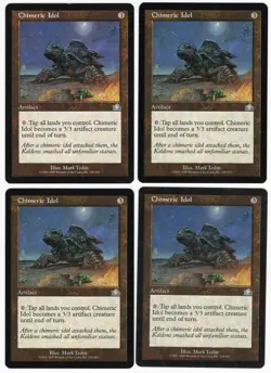 Chimeric Idol x4 4x 2000 Prophecy PLAYSET Colorless Unc Artifact MTG SP - NM AZ1 - Image 1