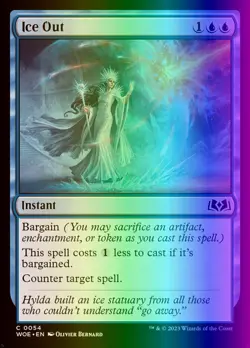 MTG Magic the Gathering Ice Out (54/515) Wilds of Eldraine LP FOIL - Image 1