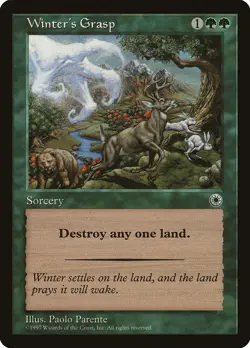 MTG Magic the Gathering Winter's Grasp (194/250) Portal LP - Image 1