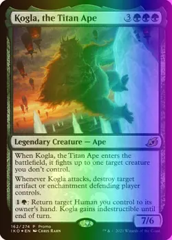 MTG Magic the Gathering Kogla, the Titan Ape (162/40) Resale Promos LP FOIL - Image 1