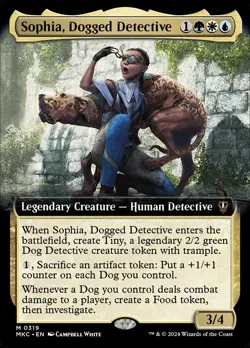 MTG Sophia, Dogged Detective (319/392) Murders at Karlov Manor Commander NM - Image 1