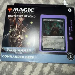Magic the Gathering MTG Warhammer 40,000 Commander Deck - Necron Dynasties New - Image 1