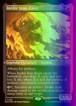 MTG Magic the Gathering Imskir Iron-Eater (488/703) Modern Horizons 3 NM FOIL - Image 1
