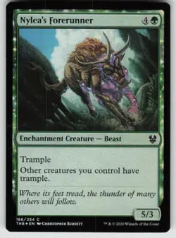 Nylea's Forerunner Theros Beyond Death 186 Near Mint Foil - Image 1