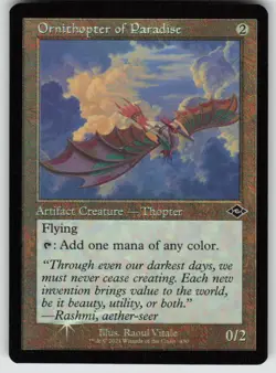 Ornithopter of Paradise (Retro Frame) Modern Horizons 2 430 Near Mint Foil - Image 1