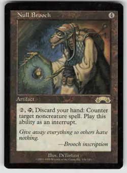 Null Brooch Exodus 136 Moderately Played Rare - Image 1