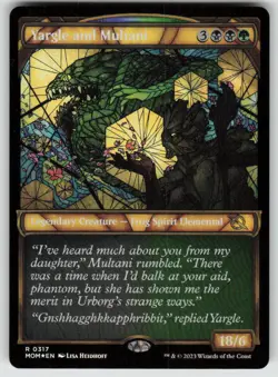 Yargle and Multani (Showcase) March of the Machine 317 Near Mint Foil - Image 1