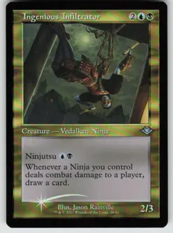 Ingenious Infiltrator (Retro Frame) Modern Horizons 28 Near Mint Foil - Image 1