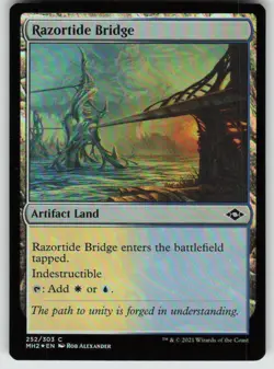 Razortide Bridge Modern Horizons 2 252 Near Mint Foil - Image 1